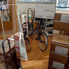 【リユースのサカイ八街店】★ジモティ割あり★ ミラー　姿見　シルバー　クリーニング済　YJ6905の画像