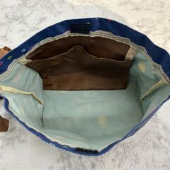 ペットバッグ 散歩用品 紺 サコッシュ 店頭販売 南区花畑の画像