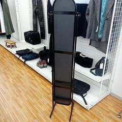 【リユースのサカイ八街店】★ジモティ割あり★ ミラー　姿見　ブラック　クリーニング済　YJ6907の画像