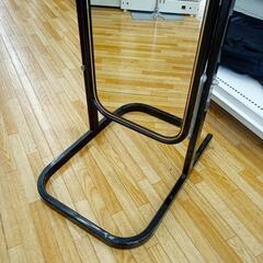 【リユースのサカイ八街店】★ジモティ割あり★ ミラー　姿見　ブラック　クリーニング済　YJ6907の画像