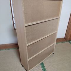 カラーボックス　薄型の画像