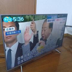 液晶カラーテレビ４３薄型　２０１８年製の画像