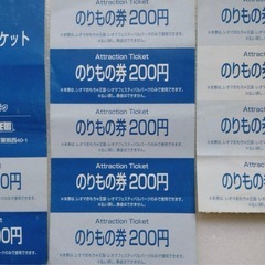 レオマワールド乗り物券の画像