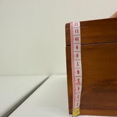 鍵付き収納ボックス＜木製＞の画像
