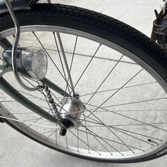  【大人用】整備済中古自転車 丸石26型プラージュ 薄いグレー色 <自転車のオオムラ 静岡店>の画像