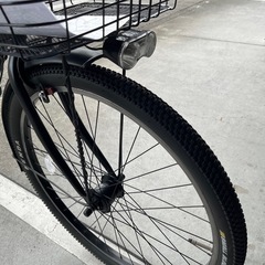  【大人用】整備済中古自転車 大日産業 太いタイヤの27.5型WONKA 黒色<自転車のオオムラ 静岡店>の画像