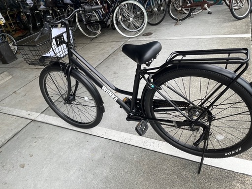 【完売御礼】【大人用】整備済中古自転車 大日産業 太いタイヤの27.5型WONKA 黒色<自転車のオオムラ 静岡店>