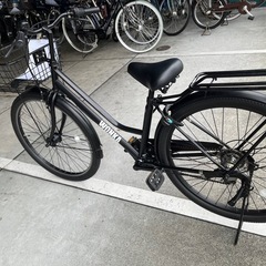  【大人用】整備済中古自転車 大日産業 太いタイヤの27.5型WONKA 黒色<自転車のオオムラ 静岡店>の画像