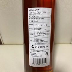 野菜ジュース＆梅シロップの画像