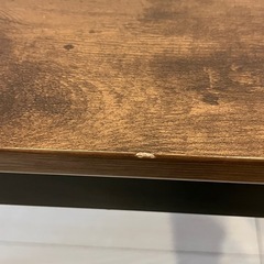ヴィンテージ風こたつテーブル 75×60北欧 木目調 継脚付きの画像