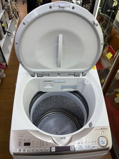 ☆ドリーム荒牧店ジモティー割引有☆ 8.0kg洗濯機/ｼｬｰﾌﾟ/ES-TX8DKS