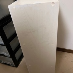 カラーボックス白2個セットの画像