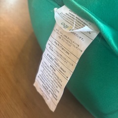 【ジモティー限定SALE】7700→5500円　Yogibo Support ヨギボー サポート ビーズクッション ビーズソファ クッション ソファ シンプル インテリア リラックス グリーンの画像