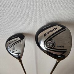 値下げしました　中古品　ミズノ　EURUS NX ドライバー, 5ウッドの画像