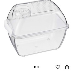 ハムスター🐹用、砂浴びケース　& どんぐりハウスです。の画像