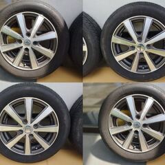 155/65R14 軽自動車用 サマータイヤ アルミホイール付き 4本セットの画像