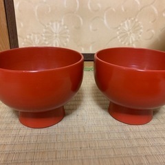 ④根来焼き汁椀・花瓶の画像