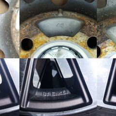 155/65R14 軽自動車用 サマータイヤ アルミホイール付き 4本セットの画像