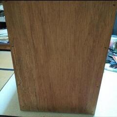 小物入れ 木目 3段 レトロ の画像
