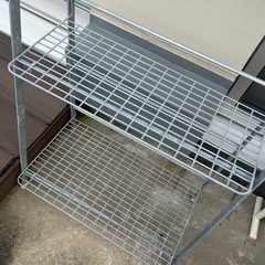 無印良品　溶融亜鉛　3段　ガーデンシェルフの画像