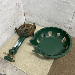 昌栄物産 SHOEI 鋳物コンロ 業務用 LPガス用 ガスコンロ プロパンガス 状態良好 厨房 厨房機器 店舗 店舗用品 五徳 バーナー アウトドア Y1895の画像