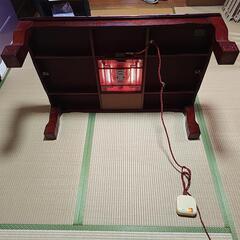 昭和レトロ家具調こたつ　動作確認済の画像