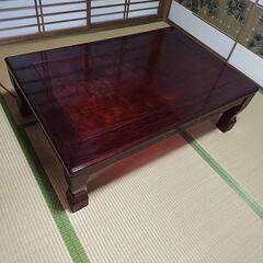 昭和レトロ家具調こたつ　動作確認済の画像