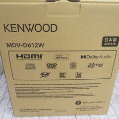 ケンウッド MDV-D612W カーナビ 未使用 【ハンズクラフト宜野湾店】の画像