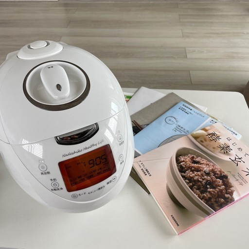 なでしこ健康生活 CRP-N0610F 酵素玄米用 炊飯器 発芽機能付】酵素玄米炊飯器 | なでしこ健康生活 NHL-3 [公式通販]