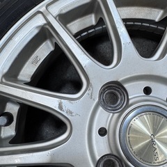 軽自動車　８分山　2023年製アイスガードIG60   155/65R14  4本　ホイール付き の画像