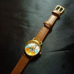【時計】アルバ　ディズニーウォッチ　ドナルドダック　1985年６月製造【稼働品】の画像