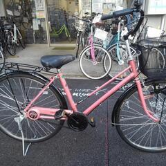 中古自転車３６４３　前後タイヤ新品！　２６インチ　ギヤなし　ダイ...
