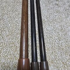 ７本 突っ張り棒　茶系、白系の画像