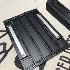 新品　キャンプ テーブル 折りたたみ コンパクト アルミ ロールテーブル の画像
