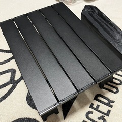 新品　キャンプ テーブル 折りたたみ コンパクト アルミ ロールテーブル の画像