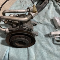 L350SタントACコンプレッサー配管類の画像
