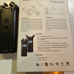 【美品】TASCAM レコーダー DR-07xの画像