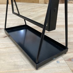 化粧鏡　黒色　IKEAの画像