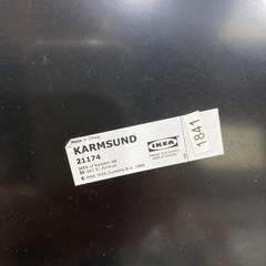 化粧鏡　黒色　IKEAの画像