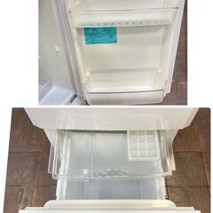 ジ292/ Haier ハイアール 冷凍冷蔵庫 JR-NF140K 138L 2ドア ホワイト 2016年製の画像