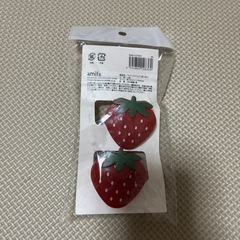 【新品】amifa CLIP ラッピングクリップ2PIECES いちごの画像