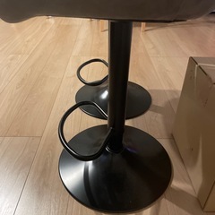 カウンターチェア　2脚セットの画像