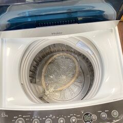 ジ295/ Haier ハイアール 全自動電気洗濯機 JW-C55A 5.5kg 2018年製 の画像