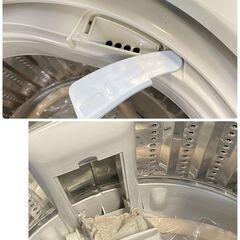 ジ295/ Haier ハイアール 全自動電気洗濯機 JW-C55A 5.5kg 2018年製 の画像