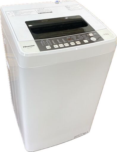 愛知岐阜/送料込★ハイセンス 5.5kg全自動洗濯機 HW-T55C　18年製 洗濯機 5.5kg ハイセンス HW-T55C 2019年製造 一人暮らし 単身用