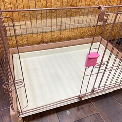ジ298/ Richell お掃除簡単小型犬用 ペットサークル屋根 スライド サイズ 約 横幅88×奥行58×高さ60cmの画像