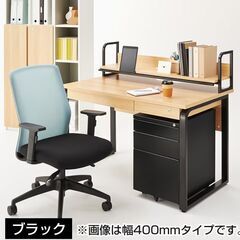 美品！【オフィスコム】サイドワゴン スリムワゴン 3段 鍵付きワゴン/幅310×奥行510×高さ590mm ■U-989の画像