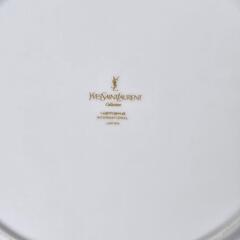 【☘️中古美品】イヴ・サンローラン　パーティーセット大皿26cm、小皿の画像