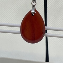 天然石ペンダント(レッドジャスパー)の画像