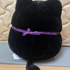 【タグ付き】ひげまんじゅう　うたた寝クッション　黒豆の画像